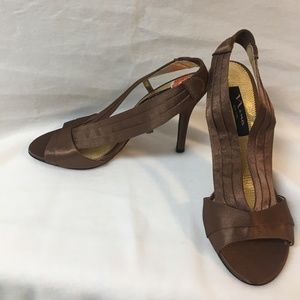 Nina Copper High Heel Sandals Size 8.5M NWT